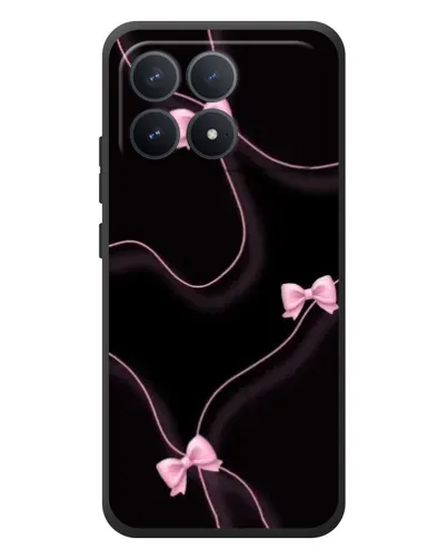 Чехол для Xiaomi Poco F8 Pro с картинкой «Розовые ленты» Чехол для Xiaomi Poco F8 Pro с картинкой «Розовые ленты»