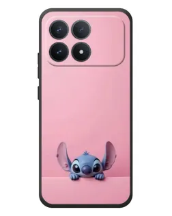 Чехол для Xiaomi Poco F8 Pro с картинкой «Stitch выглядывает»