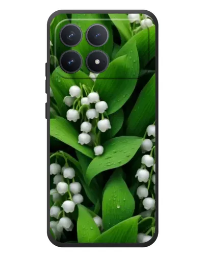 Чехол для Xiaomi Poco F8 Pro с картинкой «Ландыши в зелени»
