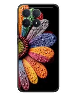 Чехол для Xiaomi Poco F8 Pro с картинкой «Радужный цветок»