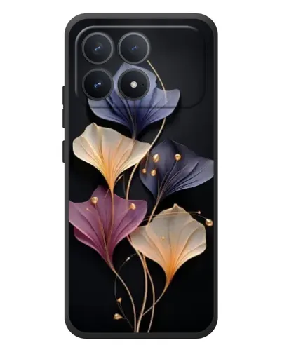 Чехол для Xiaomi Poco F8 Pro с картинкой «Лиловые цветы грации»