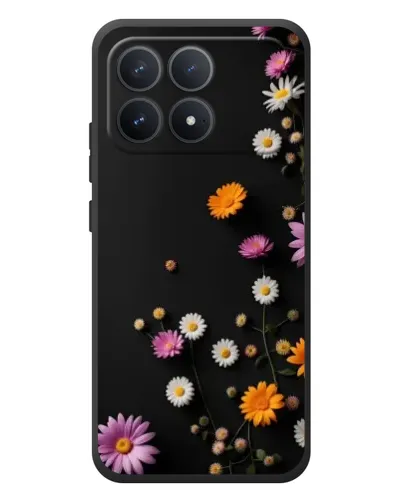 Чехол для Xiaomi Poco F8 Pro с картинкой «Цветочная композиция»