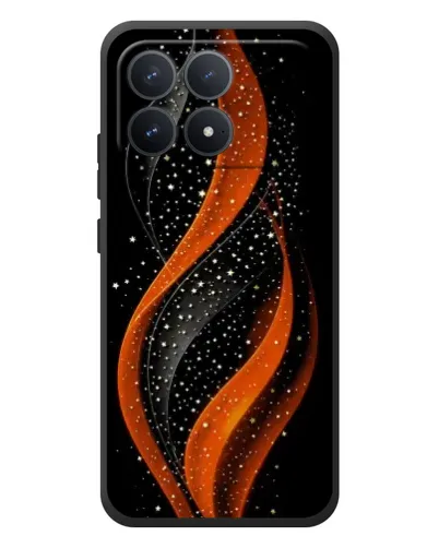 Чехол для Xiaomi Poco F8 Pro с картинкой «Огненная звездная волна»