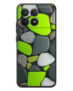 Чехол для Xiaomi Poco F8 Pro с картинкой «Яркая неоновая галька» Чехол для Xiaomi Poco F8 Pro с картинкой «Яркая неоновая галька»