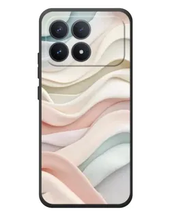 Чехол для Xiaomi Poco F8 Pro с картинкой «Пастельные нежные волны» Чехол для Xiaomi Poco F8 Pro с картинкой «Пастельные нежные волны»