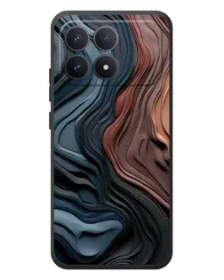 Чехол для Xiaomi Poco F8 Pro с картинкой «Цветные волны каньона» Чехол для Xiaomi Poco F8 Pro с картинкой «Цветные волны каньона»