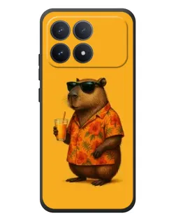 Чехол для Xiaomi Poco F8 Pro с картинкой «Капибара на отдыхе» Чехол для Xiaomi Poco F8 Pro с картинкой «Капибара на отдыхе»