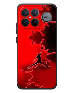 Чехол для Xiaomi Poco F8 Ultra с картинкой «Jordan Red Smoke» Чехол для Xiaomi Poco F8 Ultra с картинкой «Jordan Red Smoke»