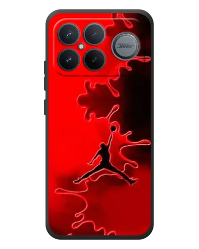 Чехол для Xiaomi Poco F8 Ultra с картинкой «Jordan Red Smoke» Чехол для Xiaomi Poco F8 Ultra с картинкой «Jordan Red Smoke»