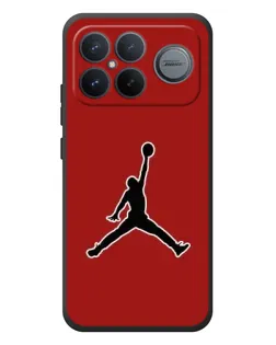 Чехол для Xiaomi Poco F8 Ultra с картинкой «Jordan Red Back» Чехол для Xiaomi Poco F8 Ultra с картинкой «Jordan Red Back»