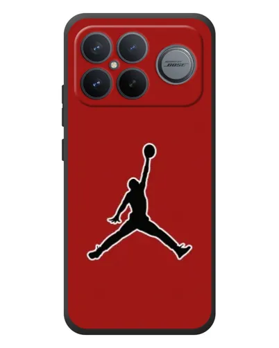 Чехол для Xiaomi Poco F8 Ultra с картинкой «Jordan Red Back» Чехол для Xiaomi Poco F8 Ultra с картинкой «Jordan Red Back»
