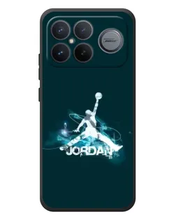 Чехол для Xiaomi Poco F8 Ultra с картинкой «Jordan Blue Fire» Чехол для Xiaomi Poco F8 Ultra с картинкой «Jordan Blue Fire»