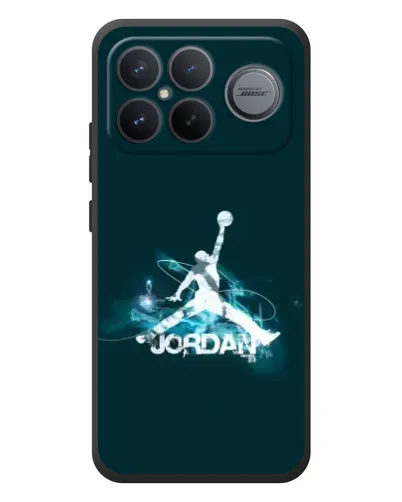 Чехол для Xiaomi Poco F8 Ultra с картинкой «Jordan Blue Fire» Чехол для Xiaomi Poco F8 Ultra с картинкой «Jordan Blue Fire»
