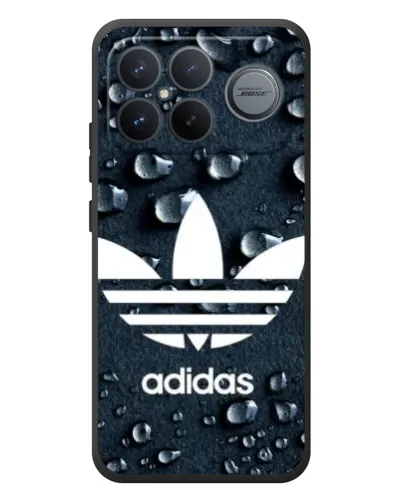 Чехол для Xiaomi Poco F8 Ultra с картинкой «Adidas Trefoil Blue»