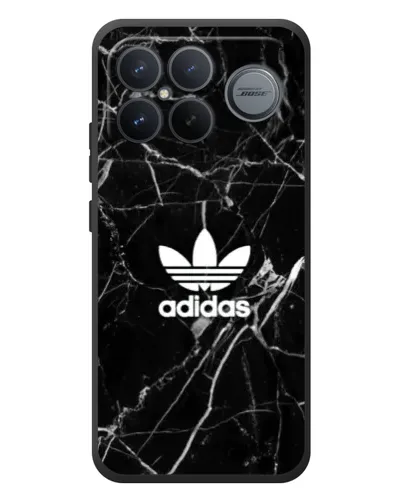 Чехол для Xiaomi Poco F8 Ultra с картинкой «Белый мрамор Adidas»