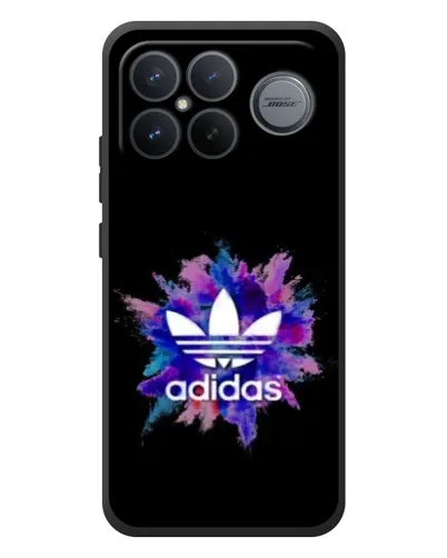 Чехол для Xiaomi Poco F8 Ultra с картинкой «Взрыв красок Adidas»