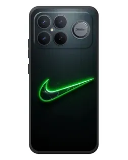 Чехол для Xiaomi Poco F8 Ultra с картинкой «Неоновый контур Nike» Чехол для Xiaomi Poco F8 Ultra с картинкой «Неоновый контур Nike»