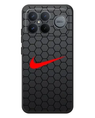 Чехол для Xiaomi Poco F8 Ultra с картинкой «Nike — карбоновая сетка»