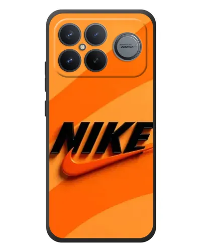 Чехол для Xiaomi Poco F8 Ultra с картинкой «Оранжевый драйв Nike»