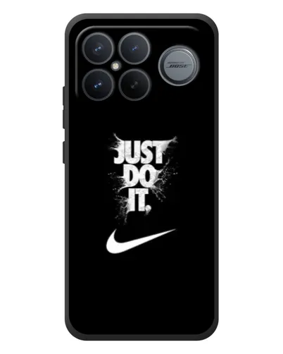 Чехол для Xiaomi Poco F8 Ultra с картинкой «Текстовый принт Nike»