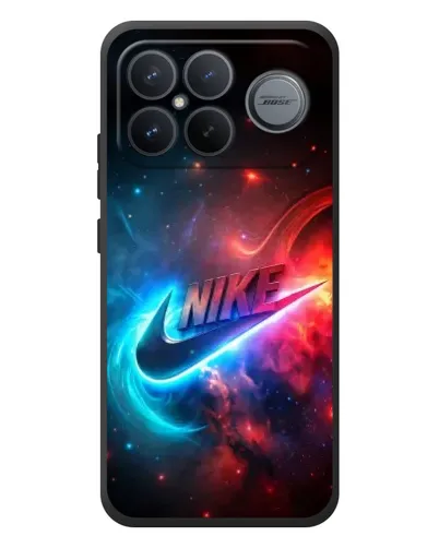 Чехол для Xiaomi Poco F8 Ultra с картинкой «Огненный логотип Nike»