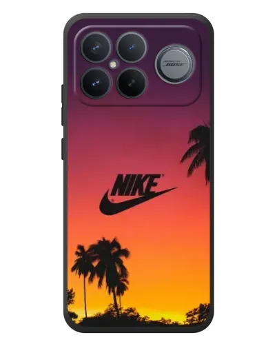 Чехол для Xiaomi Poco F8 Ultra с картинкой «Nike на закате солнца»