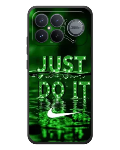 Чехол для Xiaomi Poco F8 Ultra с картинкой «Зеленый неоновый Nike»