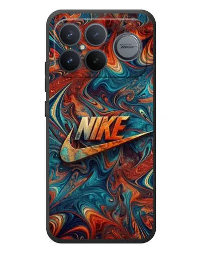 Чехол для Xiaomi Poco F8 Ultra с картинкой «Nike в абстракции»