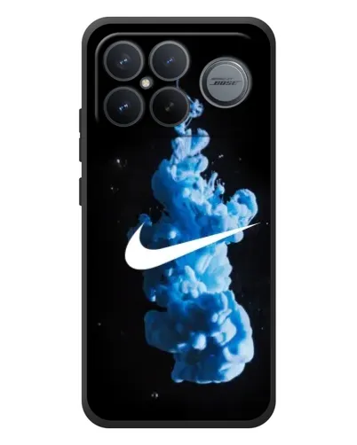Чехол для Xiaomi Poco F8 Ultra с картинкой «Nike и синий дым»