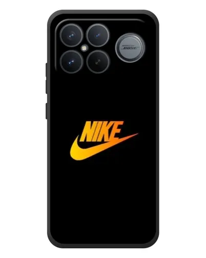 Чехол для Xiaomi Poco F8 Ultra с картинкой «Золотой логотип Nike»