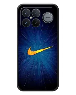 Чехол для Xiaomi Poco F8 Ultra с картинкой «Синий пульс Nike» Чехол для Xiaomi Poco F8 Ultra с картинкой «Синий пульс Nike»