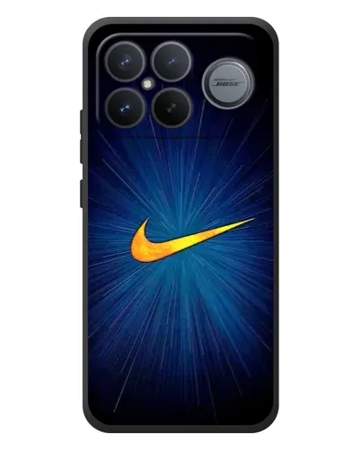 Чехол для Xiaomi Poco F8 Ultra с картинкой «Синий пульс Nike» Чехол для Xiaomi Poco F8 Ultra с картинкой «Синий пульс Nike»