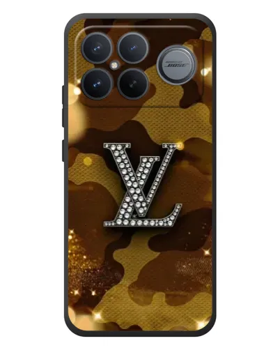Чехол для Xiaomi Poco F8 Ultra с картинкой «Камуфляжный Louis Vuitton»