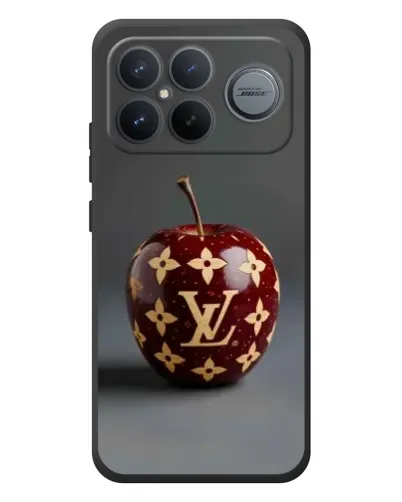 Чехол для Xiaomi Poco F8 Ultra с картинкой «Красное яблоко LV»