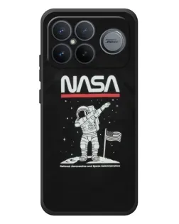 Чехол для Xiaomi Poco F8 Ultra с картинкой «NASA — шагаем по Луне» Чехол для Xiaomi Poco F8 Ultra с картинкой «NASA — шагаем по Луне»
