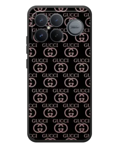 Чехол для Xiaomi Poco F8 Ultra с картинкой «Классическая монограмма Gucci»
