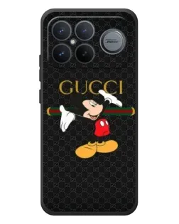 Чехол для Xiaomi Poco F8 Ultra с картинкой «Микки Маус Gucci»