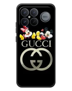 Чехол для Xiaomi Poco F8 Ultra с картинкой «Gucci — герои Disney»