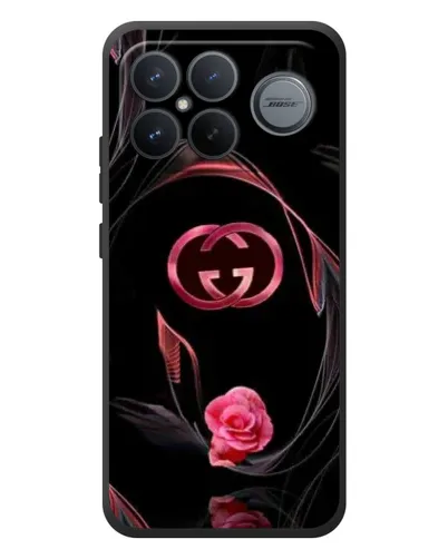 Чехол для Xiaomi Poco F8 Ultra с картинкой «Gucci — неоновая роза»