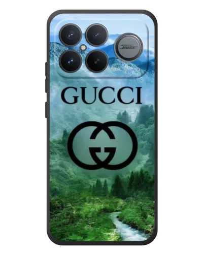 Чехол для Xiaomi Poco F8 Ultra с картинкой «Gucci — горный пейзаж»