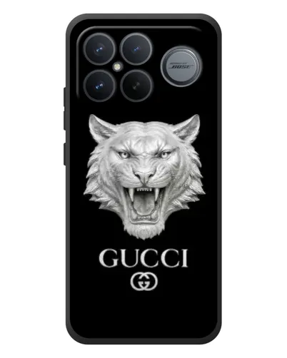 Чехол для Xiaomi Poco F8 Ultra с картинкой «Gucci — серебряный лев» Чехол для Xiaomi Poco F8 Ultra с картинкой «Gucci — серебряный лев»