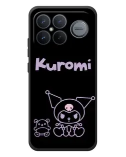 Чехол для Xiaomi Poco F8 Ultra с картинкой «Kuromi — черный минимализм» Чехол для Xiaomi Poco F8 Ultra с картинкой «Kuromi — черный минимализм»