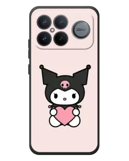 Чехол для Xiaomi Poco F8 Ultra с картинкой «Kuromi и сердце» Чехол для Xiaomi Poco F8 Ultra с картинкой «Kuromi и сердце»