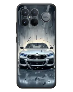 Чехол для Xiaomi Poco F8 Ultra с картинкой «BMW в свете фар» Чехол для Xiaomi Poco F8 Ultra с картинкой «BMW в свете фар»