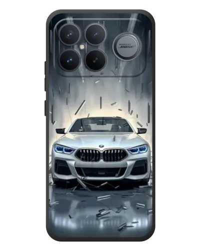 Чехол для Xiaomi Poco F8 Ultra с картинкой «BMW в свете фар» Чехол для Xiaomi Poco F8 Ultra с картинкой «BMW в свете фар»