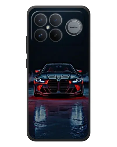Чехол для Xiaomi Poco F8 Ultra с картинкой «BMW на мокрой дороге» Чехол для Xiaomi Poco F8 Ultra с картинкой «BMW на мокрой дороге»