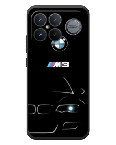 Чехол для Xiaomi Poco F8 Ultra с картинкой «Минималистичный принт BMW M3» Чехол для Xiaomi Poco F8 Ultra с картинкой «Минималистичный принт BMW M3»