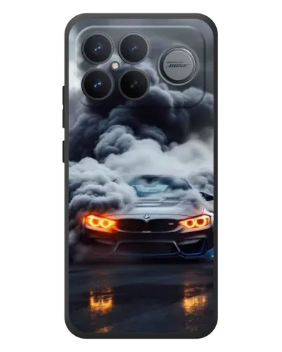 Чехол для Xiaomi Poco F8 Ultra с картинкой «BMW в дыму» Чехол для Xiaomi Poco F8 Ultra с картинкой «BMW в дыму»