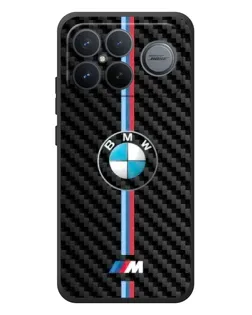 Чехол для Xiaomi Poco F8 Ultra с картинкой «Эмблема BMW и карбон» Чехол для Xiaomi Poco F8 Ultra с картинкой «Эмблема BMW и карбон»