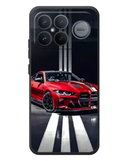 Чехол для Xiaomi Poco F8 Ultra с картинкой «Красная BMW на дороге» Чехол для Xiaomi Poco F8 Ultra с картинкой «Красная BMW на дороге»